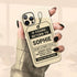 Personalized Lost & Found Tag iPhone Case